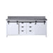 Lexora Home Marsyas Bath Vanity with Grey Quartz Countertop