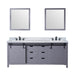 Lexora Home Marsyas Bath Vanity with Carrara Marble Countertop