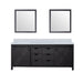 Lexora Home Marsyas Bath Vanity with White Quartz Countertop