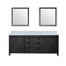 Lexora Home Marsyas Bath Vanity with Cultured Marble Countertop