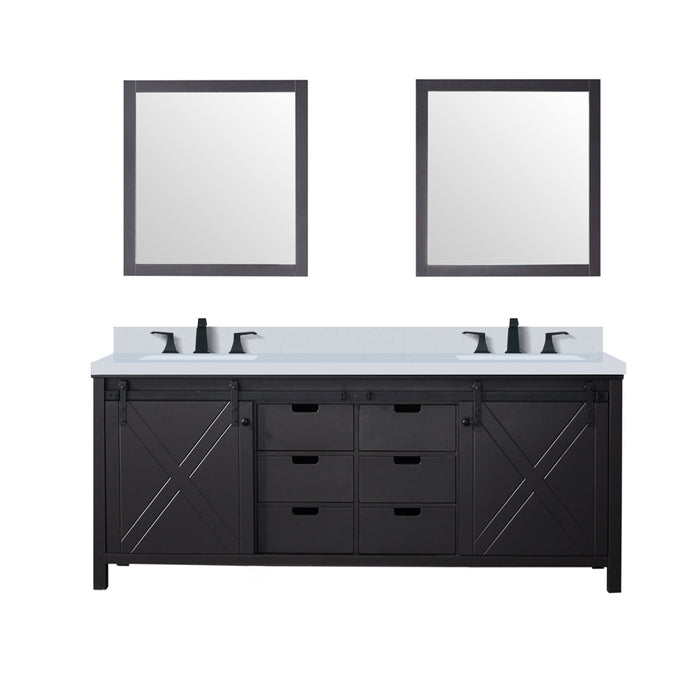 Lexora Home Marsyas Bath Vanity with Cultured Marble Countertop