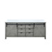 Lexora Home Marsyas Bath Vanity with Cultured Marble Countertop