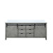 Lexora Home Marsyas Bath Vanity with White Quartz Countertop