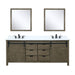 Lexora Home Marsyas Bath Vanity with Cultured Marble Countertop