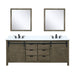 Lexora Home Marsyas Bath Vanity with White Quartz Countertop