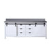 Lexora Home Marsyas Bath Vanity with Grey Quartz Countertop