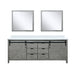 Lexora Home Marsyas Bath Vanity with Cultured Marble Countertop