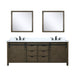 Lexora Home Marsyas Bath Vanity with Cultured Marble Countertop