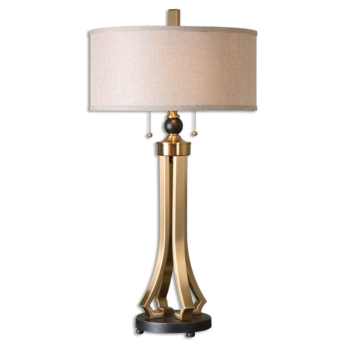 Uttermost Selvino Brushed Brass Table Lamp 26631-1