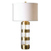 Uttermost Angora Brushed Brass Table Lamp 26669-1
