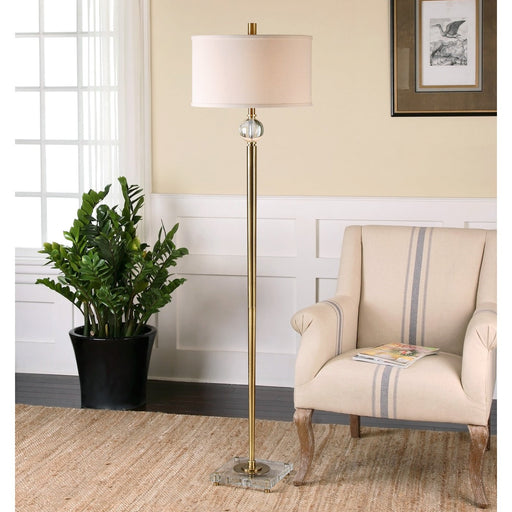 Uttermost Mesita Brass Floor Lamp 28635-1