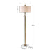 Uttermost Mesita Brass Floor Lamp 28635-1