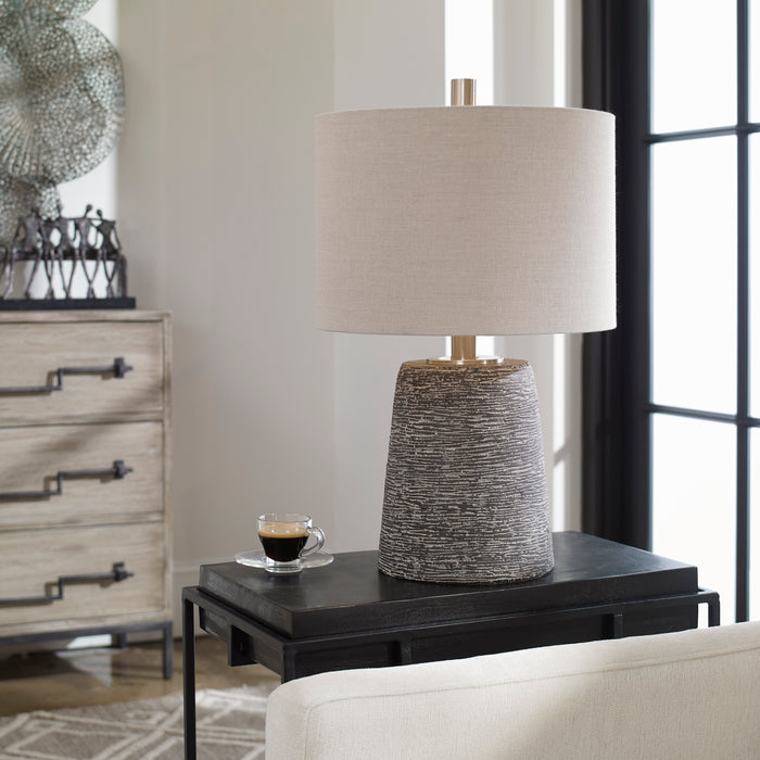 Uttermost Duron Bronze Ceramic Lamp 27160-1