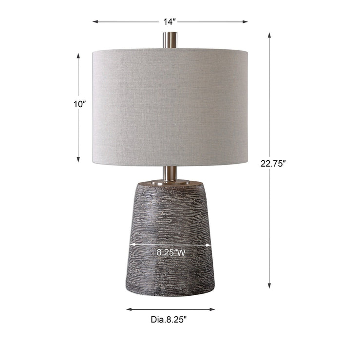 Uttermost Duron Bronze Ceramic Lamp 27160-1