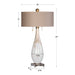 Uttermost Cardoni White Glass Table Lamp 27201