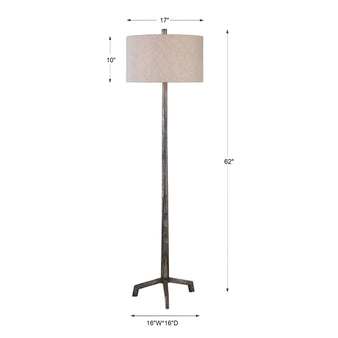 Uttermost Ivor Cast Iron Floor Lamp 28118