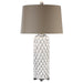 Uttermost Calla Lillies Gloss White Lamp 27270