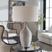 Uttermost Dinah Gray Textured Table Lamp 27518