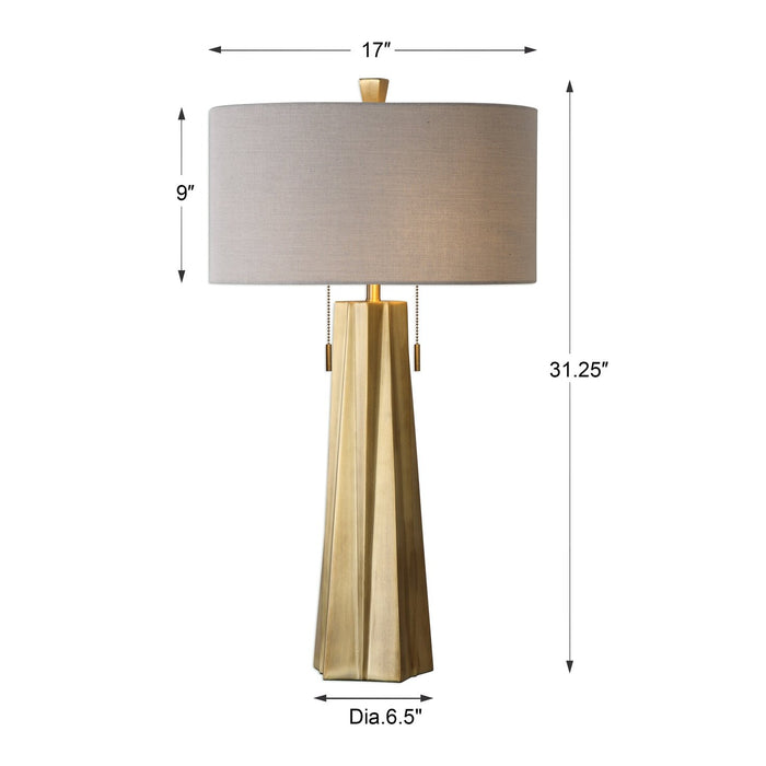 Uttermost Maris Gold Table Lamp 27548