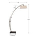 Uttermost Calogero Bronze Arc Floor Lamp 28135-1