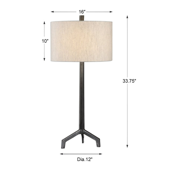 Uttermost Ivor Cast Iron Lamp 27557-1