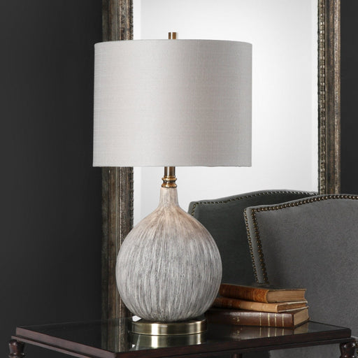 Uttermost Hedera Textured Ivory Table Lamp 27715-1