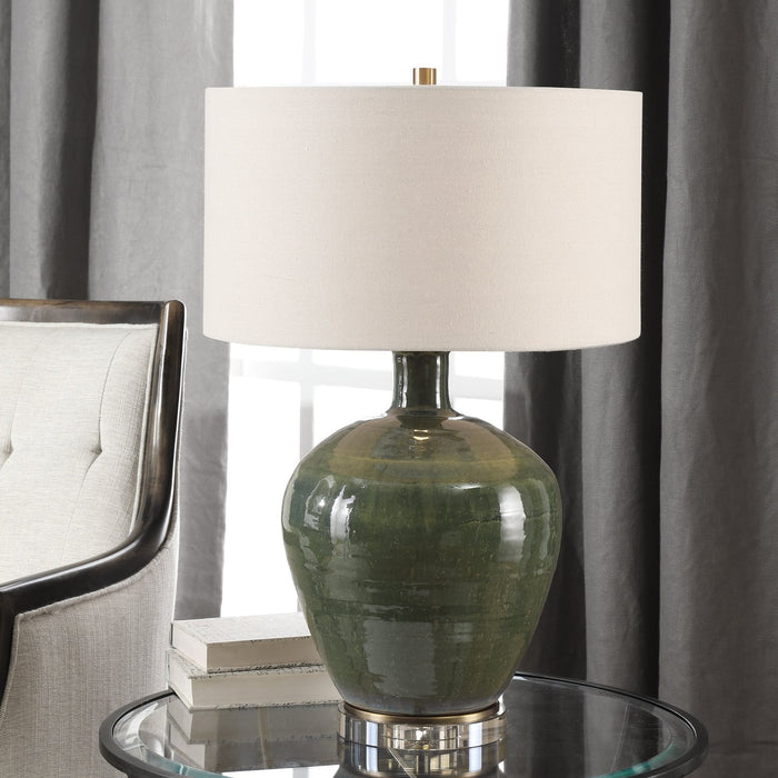 Uttermost Elva Emerald Table Lamp 27759