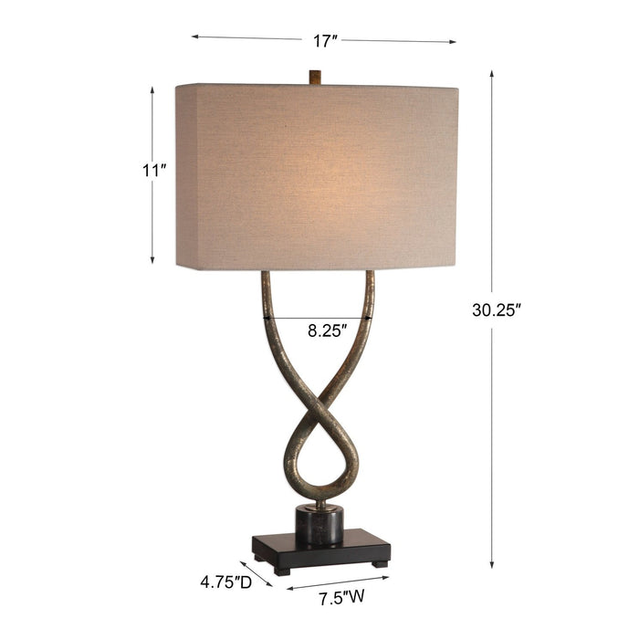 Uttermost Talema Aged Silver Lamp 27811-1