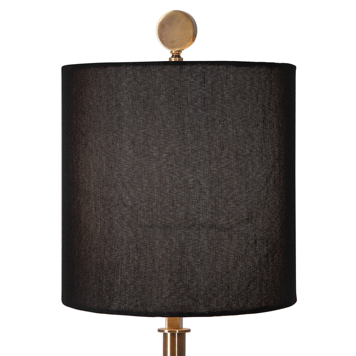 Uttermost Volante Antique Brass Table Lamp 29684-1