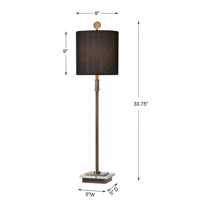 Uttermost Volante Antique Brass Table Lamp 29684-1