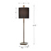 Uttermost Volante Antique Brass Table Lamp 29684-1