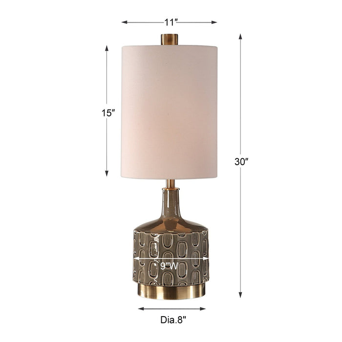 Uttermost Darrin Gray Table Lamp 29682-1