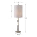 Uttermost Margo Cut Crystal Buffet Lamp 29672-1