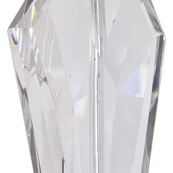 Uttermost Cora Geometric Crystal Table Lamp 27904-1