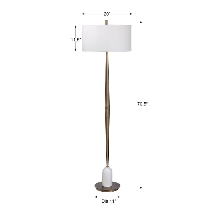 Uttermost Minette Mid-Century Floor Lamp 28197