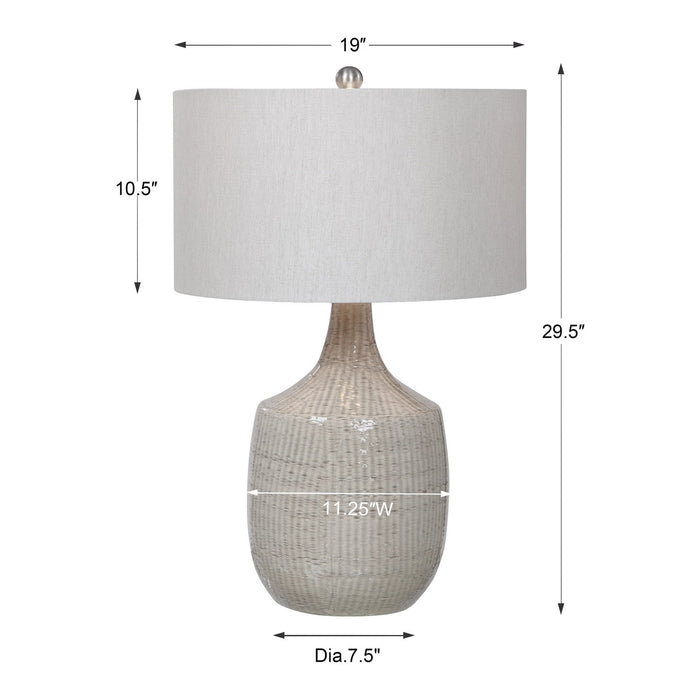 Uttermost Felipe Gray Table Lamp 28205-1