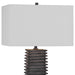 Uttermost Sanderson Metallic Charcoal Table Lamp 29737