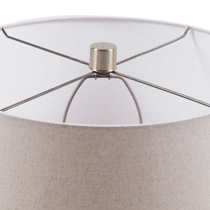 Uttermost Callais Crackled Aqua Table Lamp 28333