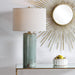 Uttermost Callais Crackled Aqua Table Lamp 28333