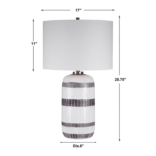 Uttermost Granger Striped Table Lamp 28353-1