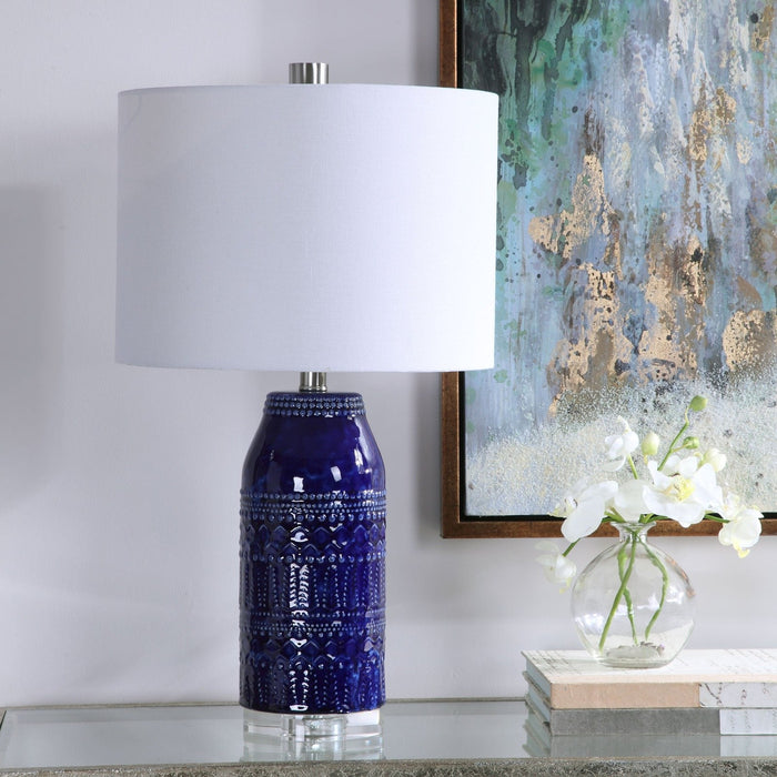 Uttermost Reverie Blue Table Lamp 28336-1
