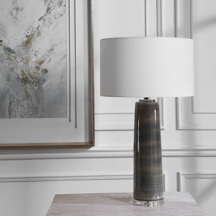 Uttermost Seurat Charcoal Table Lamp 28413