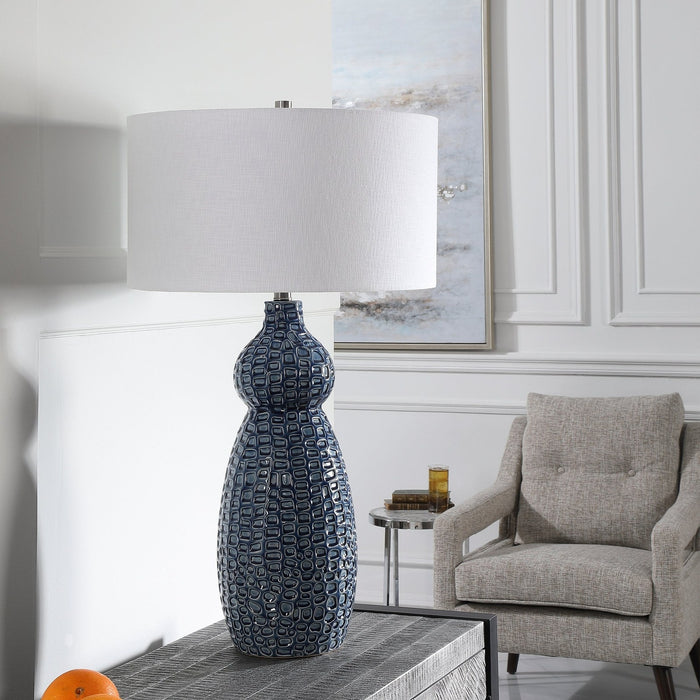 Uttermost Holloway Cobalt Blue Table Lamp 28382