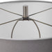 Uttermost Winterscape White Glaze Table Lamp 28390-1