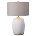 Uttermost Winterscape White Glaze Table Lamp 28390-1