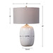 Uttermost Winterscape White Glaze Table Lamp 28390-1