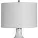 Uttermost Dakota White Crackle Table Lamp 28398-1