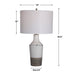 Uttermost Dakota White Crackle Table Lamp 28398-1