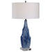 Uttermost Everard Blue Table Lamp 28425-1