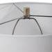 Uttermost Strauss White Ceramic Table Lamp 28374-1